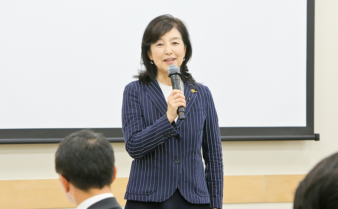 宮城まり子氏 Photo