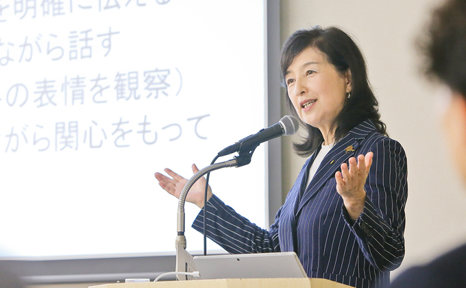 宮城まり子氏 Photo