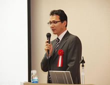 井関 隆明氏/講演 photo