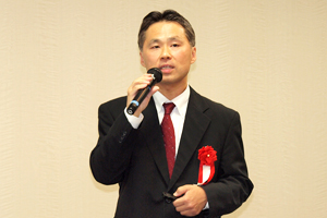 秋本 暢哉氏/講演 photo