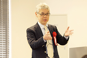 守島氏/講演 photo