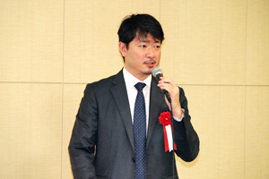 守屋智敬氏/講演 photo