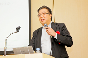 守屋尚氏/講演 photo