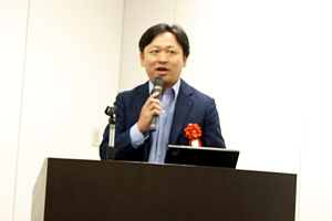 水谷健彦氏 講演photo