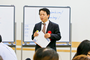 矢吹博和氏/講演 photo