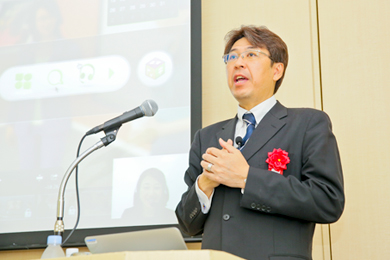 末吉輝彦氏 講演photo