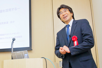 末吉輝彦氏 講演photo