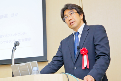 末吉輝彦氏 講演photo