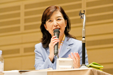 宮城まり子氏 講演photo