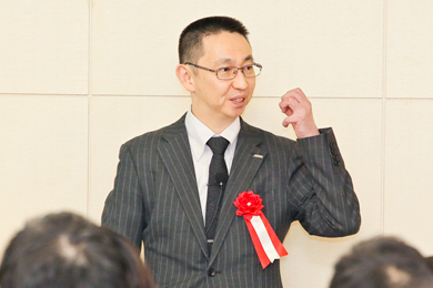 越膳哲哉氏 講演photo