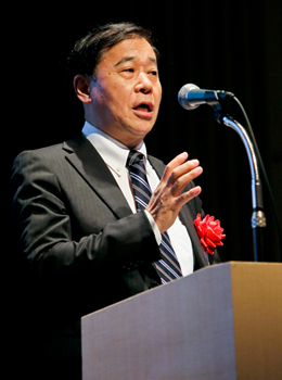 山口岳男氏 講演photo