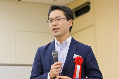片岡裕司氏 講演photo