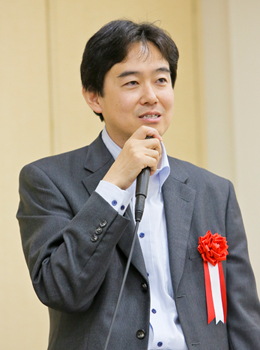 矢田真士氏 講演photo