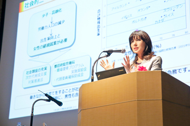 小室淑恵氏 講演photo