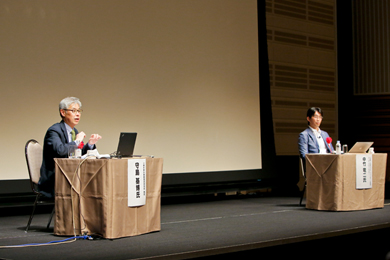 守島基博氏 中竹 竜二氏 講演photo