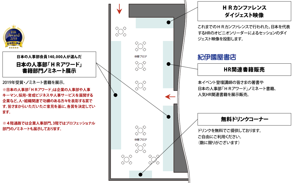 交流ラウンジフロア図