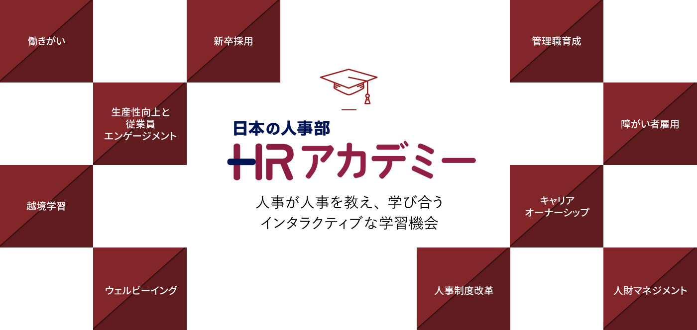 HRアカデミー 人事が人事を教え、学びあうインタラクティブな学習機会