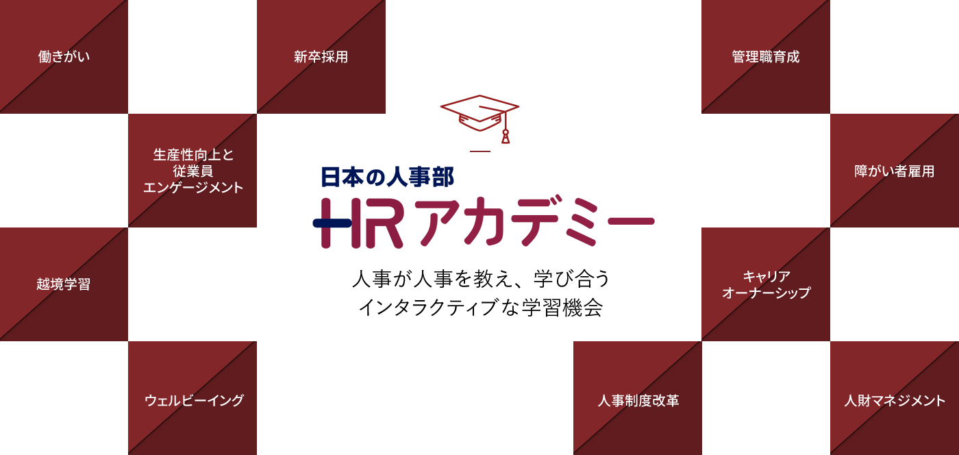 ＨＲアカデミー　人事が人事を教え、学びあうインタラクティブな学習機会