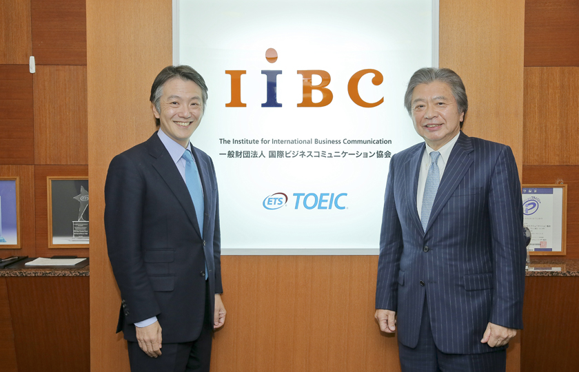 一般財団法人 国際ビジネスコミュニケーション協会 専務理事
斎藤真さん IMD 北東アジア代表高津尚志さん photo